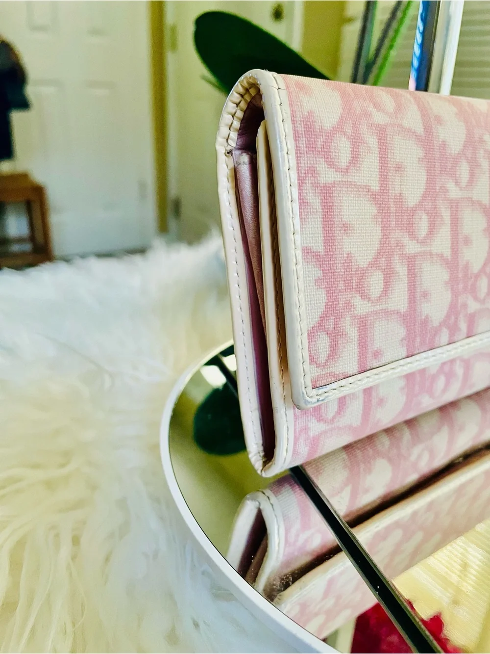 Dior Monogram Canvas Wallet